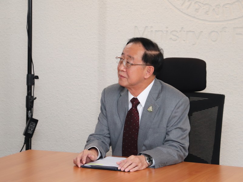 รมว.คลังบันทึกวีดิทัศน์เผยแพร่งานวันต่อต้านคอร์รัปชัน 2565