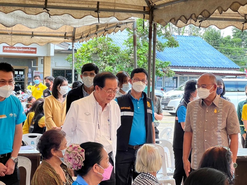 ลงพื้นที่ตรวจเยี่ยมการดำเนินงานของหน่วยรับลงทะเบียนโครงการลงทะเบียนเพื่อสวัสดิการแห่งรัฐ ปี 2565 จ.อุบลราชธานี