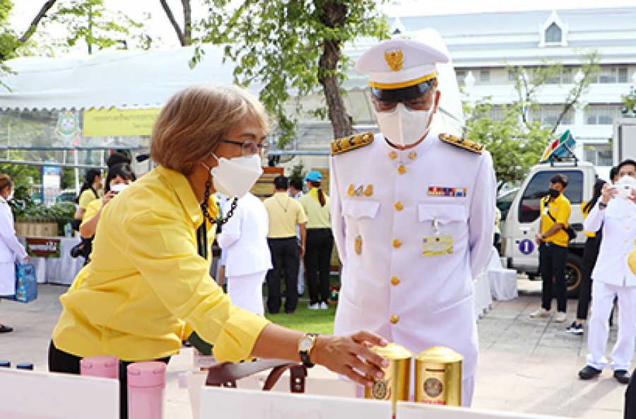 รองปลัดกระทรวงการคลัง เยี่ยมชมการจัดกิจกรรมจิตอาสาเพื่อพัฒนาคุณภาพชีวิตและความสุขของประชาชน