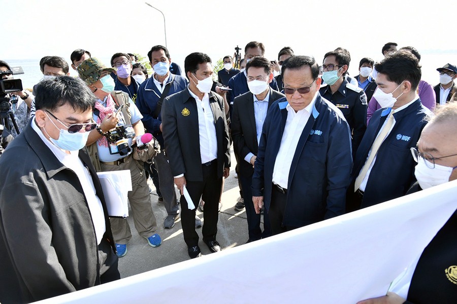 ลงพื้นที่ตรวจสอบรายการทรัพย์สินกระทรวงการคลัง โครงการบริหารและดำเนินกิจการระบบท่อส่งน้ำสายหลักในภาคตะวันออก