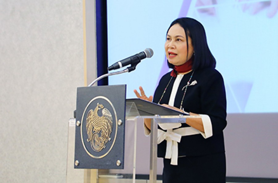 พิธีเปิดโครงการฝึกอบรมเชิงปฏิบัติการหลักสูตร เทคนิคการเขียนหนังสือราชการและการเขียนรายงานการ ประชุม รุ่นที่ 2