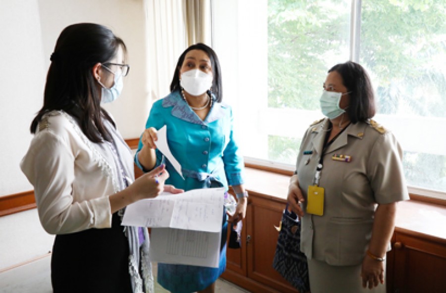 การประชุมหารือการส่งมอบพื้นที่อาคารสำนักงบประมาณ