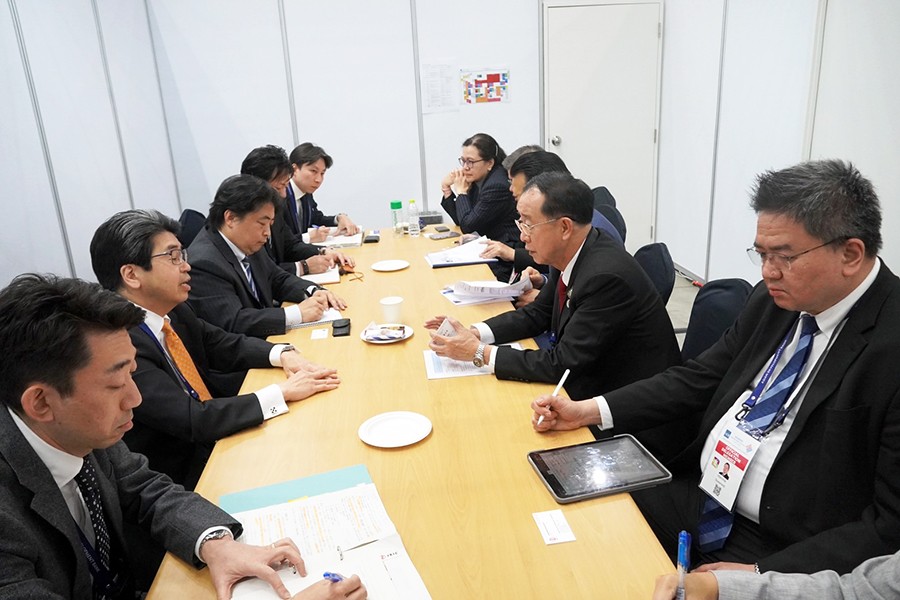 การประชุมหารือทวิภาคีกับ Governor, JBIC