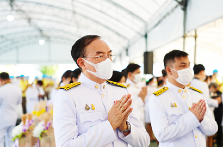รองปลัดกระทรวงการคลัง  ร่วมพิธีทำบุญตักบาตรถวายพระราชกุศล เนื่องในวันเฉลิมพระชนมพรรษา สมเด็จพระนางเจ้าฯ พระบรมราชินี ประจำปี 2566