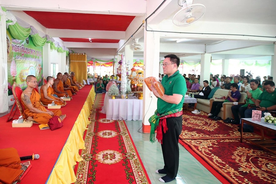 ร่วมทอดกฐินสามัคคี ประจำปี 2566 และเยี่ยมชมงานเกษตรกรลูกค้า จ.ร้อยเอ็ด