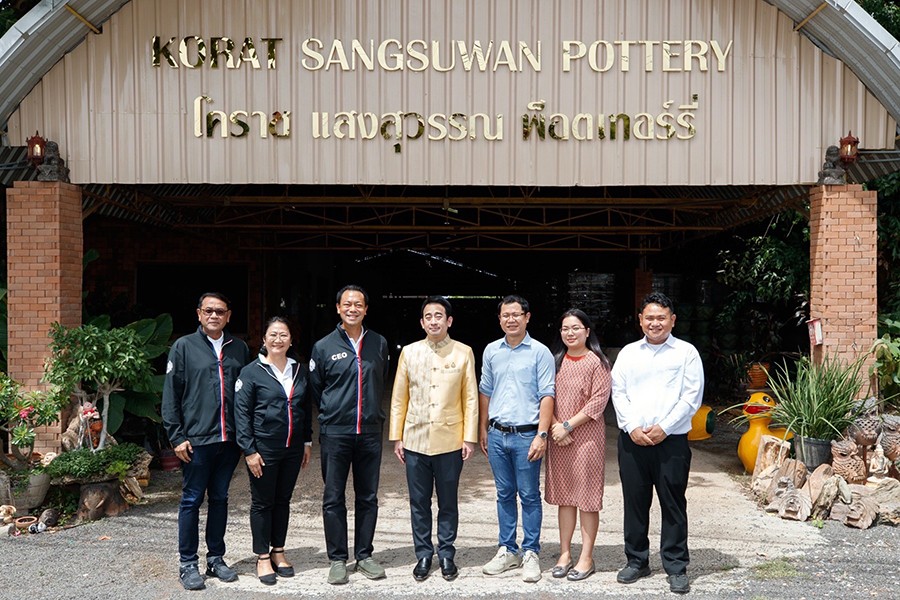 เยี่ยมชมกิจการลูกค้า EXIM BANK ผู้ผลิตและส่งออกเครื่องปั้นดินเผาด่านเกวียน จ.นครราชสีมา