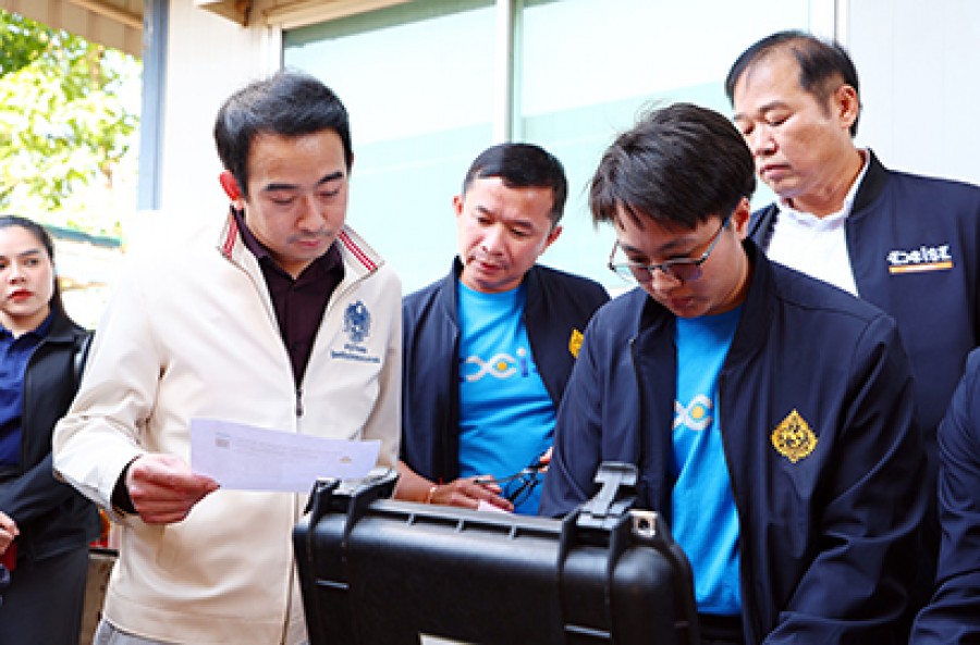 ตรวจเยี่ยมศูนย์ตรวจสอบสินค้ากรมสรรพสามิต (ด่านชั่ง) จ.เชียงราย