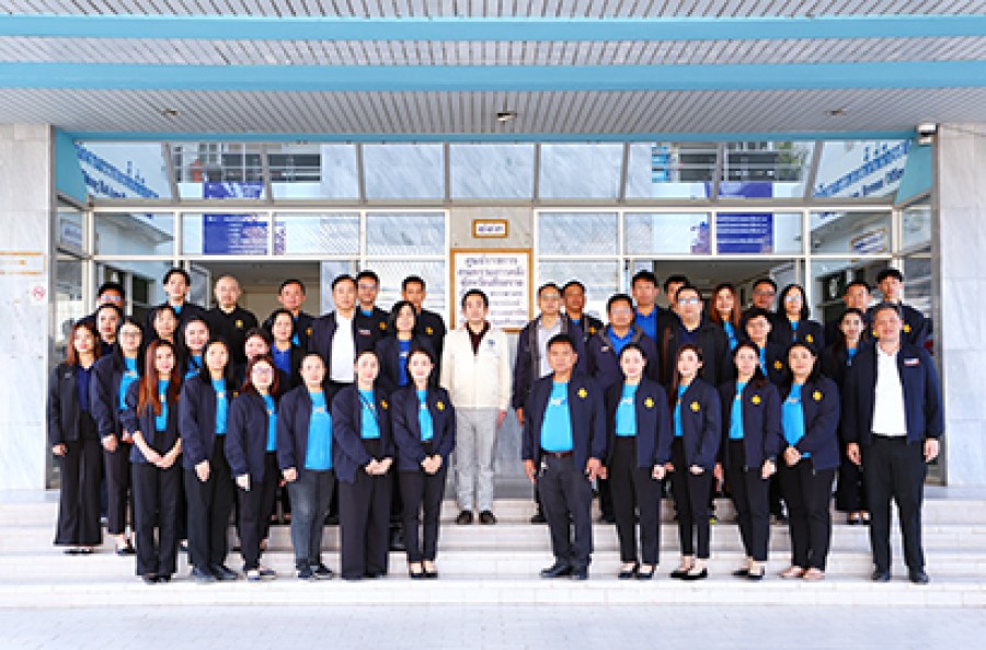 ตรวจเยี่ยมข้าราชการและเจ้าหน้าที่ สสพ.เชียงราย