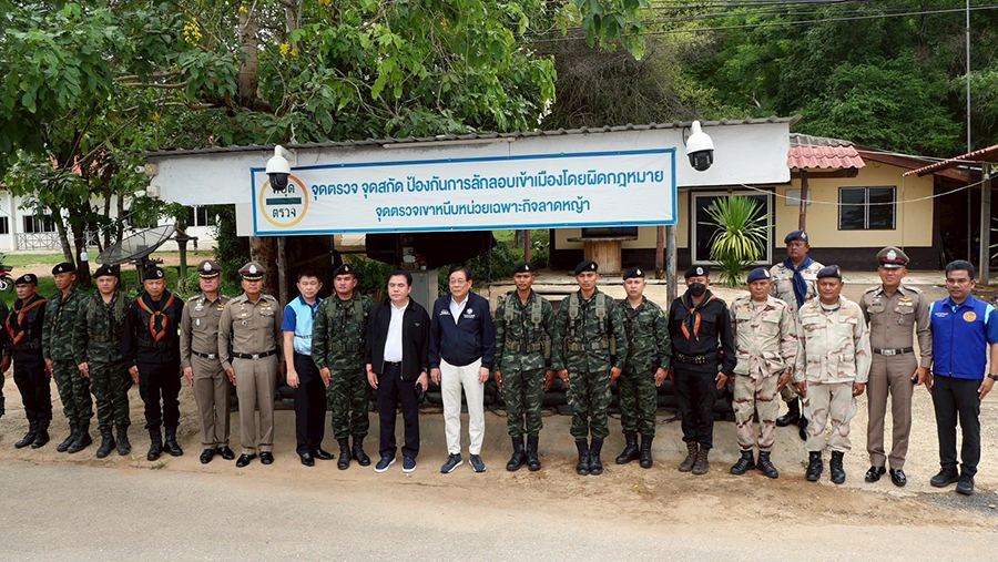 ตรวจเยี่ยมด่านพรมแดนพุน้ำร้อน จ.กาญจนบุรี
