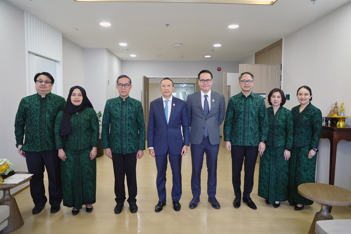 รมช.คลัง ให้การต้อนรับ ผู้บริหารระดับสูงธนาคารอิสลามแห่งประเทศไทย