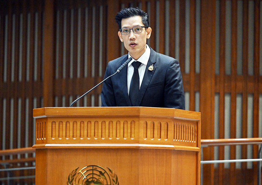 ปาฐกถาพิเศษงาน The Fifth session of Committee on Macroeconomic Policy, Poverty Reduction and Financing for Development of the ESCAP