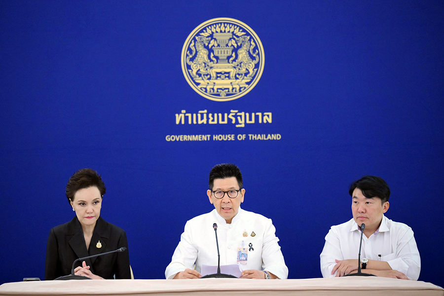 แถลงข่าวมาตรการให้ความช่วยเหลือแก่ผู้ที่ได้รับผลกระทบจากสถานการณ์การสู้รบในภูมิภาคตะวันออกกลาง