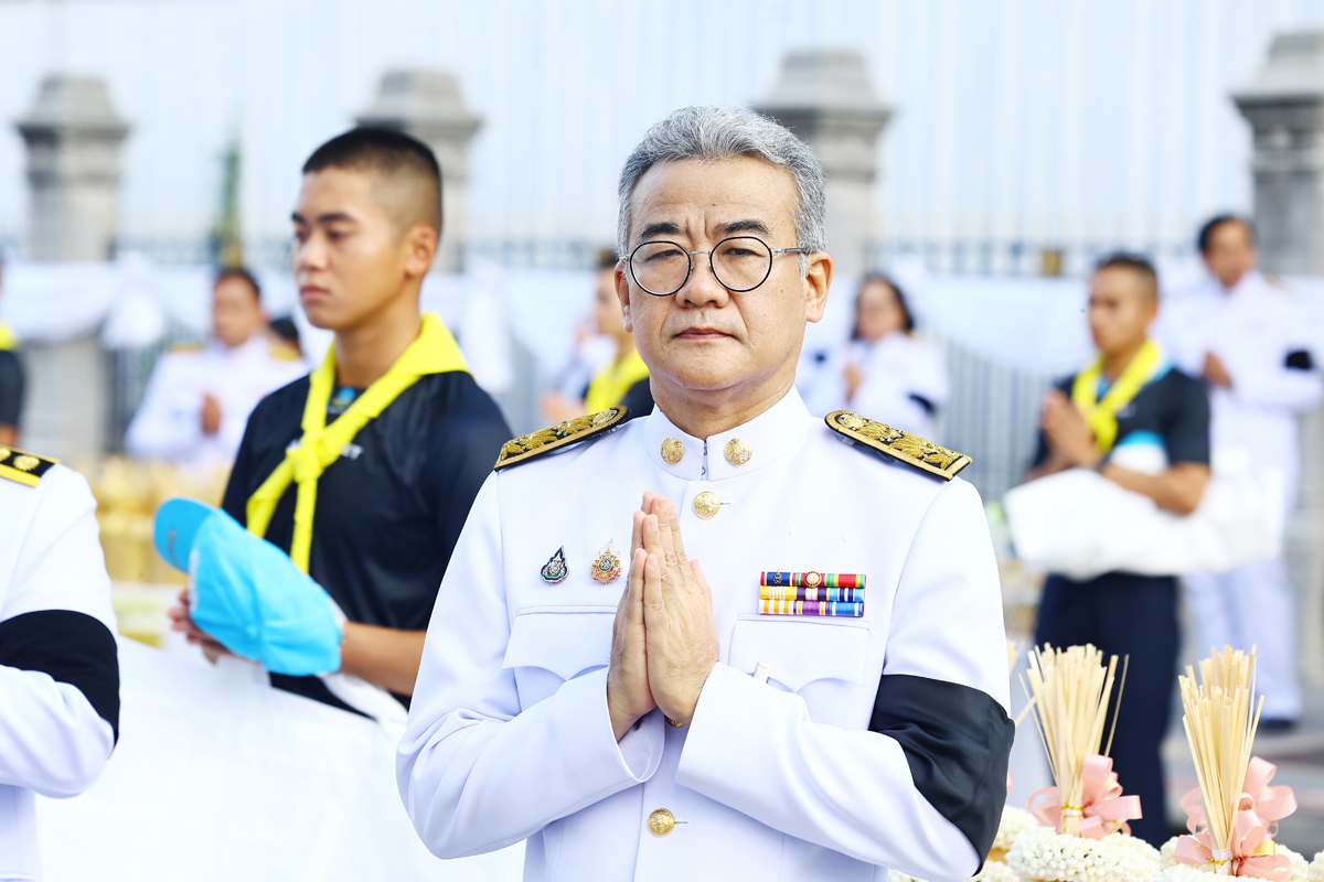 พิธีสวดพระพุทธมนต์และพิธีทำบุญตักบาตรถวายพระราชกุศล สมเด็จพระนางเจ้ารำไพพรรณี พระบรมราชินี ในรัชกาลที่ 7
