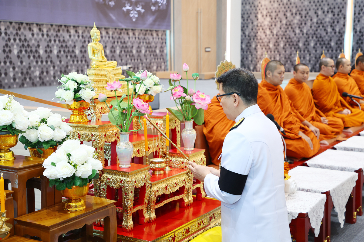 พิธีบำเพ็ญกุศลสัตตมวาร (7 วัน) เพื่ออุทิศถวายเป็นพระกุศลแด่สมเด็จพระเจ้าลูกเธอ เจ้าฟ้าพัชรกิติยาภา นเรนทิราเทพยวดี กรมหลวงราชสาริณีสิริพัชร มหาวัชรราชธิดา