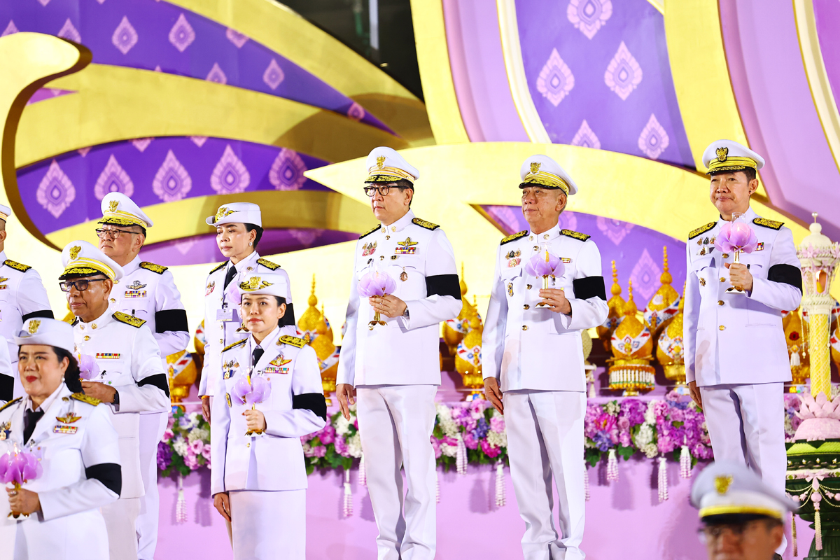 พิธีถวายเครื่องราชสักการะและพิธีจุดเทียนถวายพระพรชัยมงคล เนื่องในโอกาสพระราชพิธีมหามงคลเฉลิมพระชนมพรรษา 4 รอบ สมเด็จพระนางเจ้าฯ พระบรมราชินี 3 มิถุนายน 2569