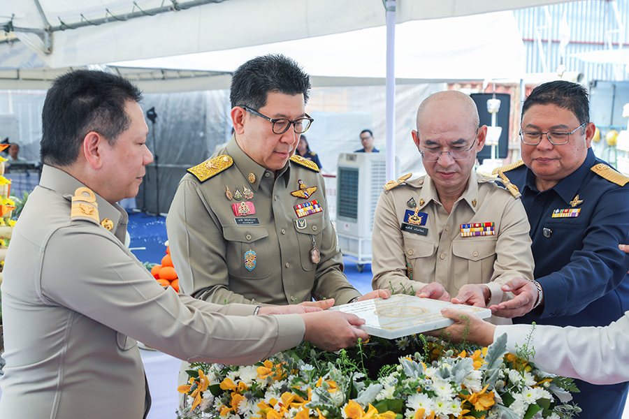 พิธีวางศิลาฤกษ์อาคารสำนักงานและที่พักอาศัยของกรมสรรพากร ซ.สุขุมวิท 11